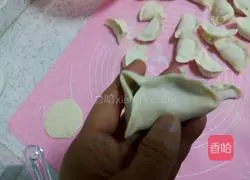 Illustration of how to make pork and onion dumplings 18