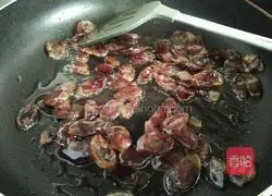 Illustration of how to make sausage braised rice 4