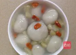 Illustration of how to make banana glutinous rice balls 10