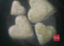 Illustration of how to make love cake 4
