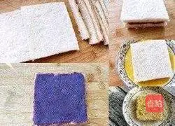 Purple sweet potato sandwich Practice illustration 5