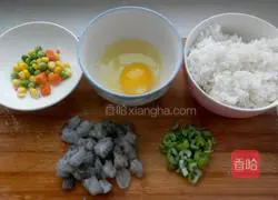 Assorted Shrimp and Egg Fried Rice Recipe Illustration 1