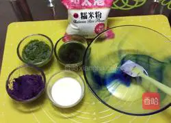 Illustration of how to make Lantern Festival colorful QQ glutinous rice balls 1
