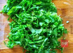 Illustration of how to make rapeseed, mushroom and meat buns 1