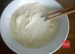 Illustration of how to make mint and radish egg pancake 3