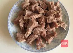 Illustration of how to make beef stewed rice 2