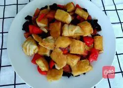 Illustration of how to make fried steamed buns 9