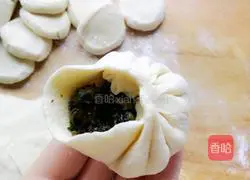 Illustration of how to make purslane and pigskin buns 10