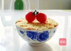 Carrot, Cucumber and Egg Fried Rice Recipe Illustration 8