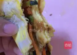 Illustration of how to make egg pancakes 13