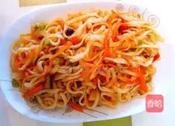 Illustration of how to make pineapple fried noodles 6