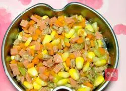 Illustration of how to cook rice in a rice cooker 2