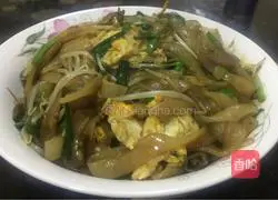 Fried rice noodles Illustration of how to do it 8