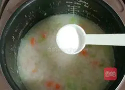 Illustration of how to make minced meat porridge with vegetables 13