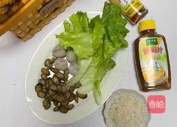 Fish Ball Illustration of how to make abalone porridge 1