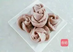 Purple potato rose roll recipe 17