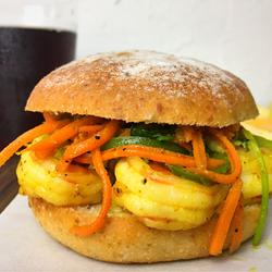 Thai Shrimp Burger