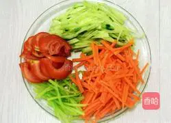 Deluxe version of cold noodles recipe 1