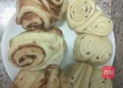 Illustration of how to make bean paste rolls 13