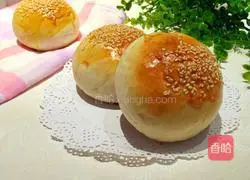 Illustration of how to make hamburger embryos (small meal buns) 14