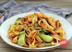 Illustration of how to make fried rice noodles 11