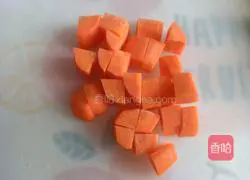 Illustration of how to make chicken legs and potatoes stewed rice 4