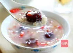 Illustration of how to make double-meter red date porridge 6