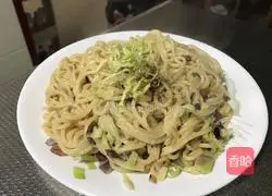 Cream Purple Green Pasta Recipe Illustration 7