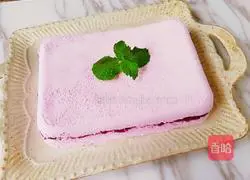 Soft and sweet purple sweet potato cake recipe 1