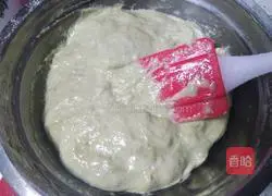 Illustration of how to make Matcha Cranberry Hair Cake 2