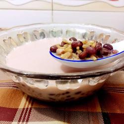 Milk Oatmeal Red Bean Porridge