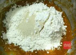 Pumpkin hair cake (sesame version) recipe 3