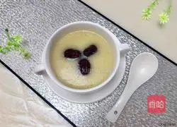 Illustration of how to make red dates and millet porridge 4