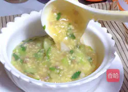 Lotus Root Minced Pork Millet Porridge Recipe Illustration 12
