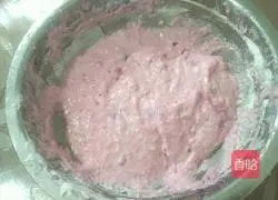 Illustration of how to make purple sweet potato cake 4
