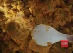 Illustration of how to make pumpkin glutinous rice cake 3