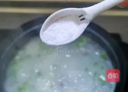 Illustration of how to make kelp rice porridge 12