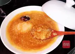 Illustration of how to make Angelica Astragalus Millet Porridge (blood-tonifying and qi-tonifying medicinal diet) 12