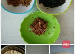 Illustration of knife-cut jujube paste flower rolls 1