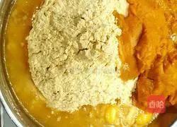 Illustration of how to make millet hair cake 1