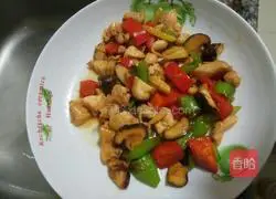 Illustration of how to make rice noodles with mushroom and chicken cover 5