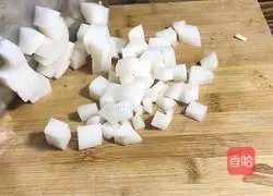 Illustration of how to make radish and cabbage porridge 3