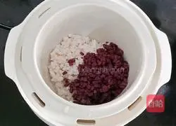 Illustration of how to make purple sweet potato and yam porridge (baby food supplement) 4