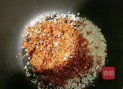 Red beans double Illustration of how to make rice porridge 3