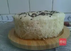 Illustration of how to make coconut milk cake 9