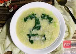 Illustration of how to make cabbage and lotus root porridge 9
