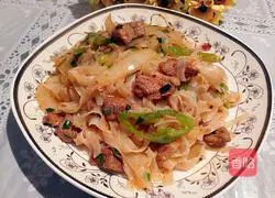 Illustration of how to make fried rice noodles 9