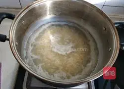 Illustration of how to make parsley and two rice porridge 4