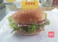 Illustration of how to make ham burger 4