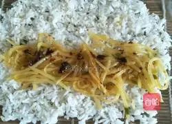 Illustration of how to make rice balls 10